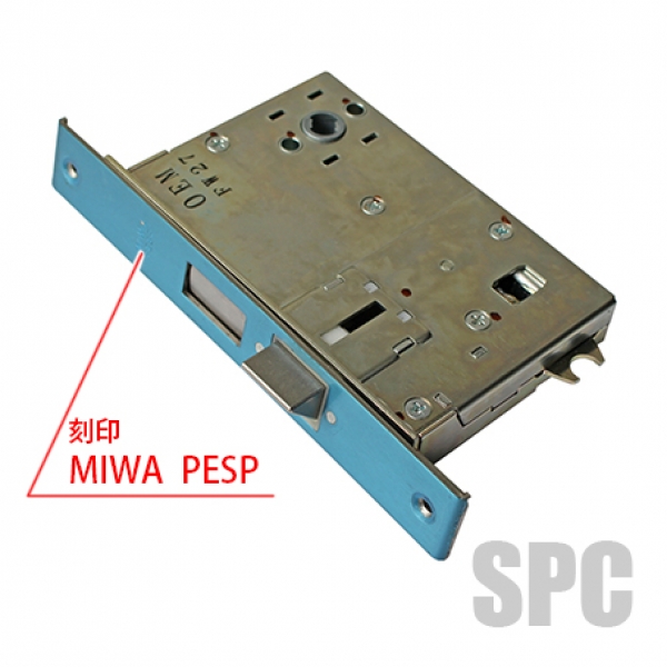 プッシュプル錠ケース　　刻印：MIWA　PESP　　B/S:64ミリ　　DL1230