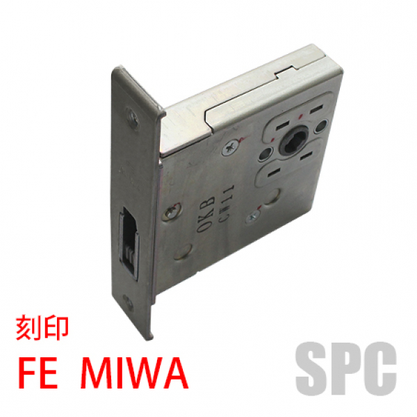 本締錠ケース　　　　　　刻印：MIWA　FE　　B/S:64ミリ