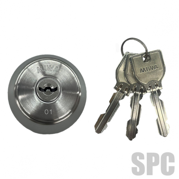 MIWAシリンダー U9-DZ ステン色        Dt:33-42mm