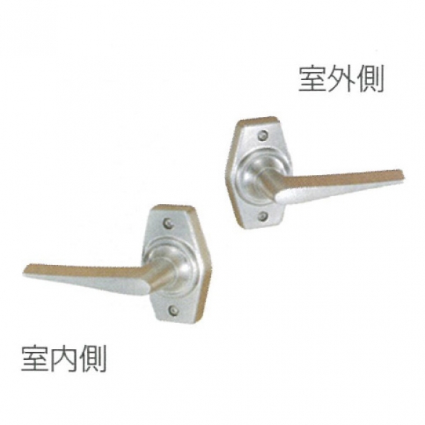 076-061NI 川口技研 GIKENホームレバーHL-1N　空錠　ニッケル色