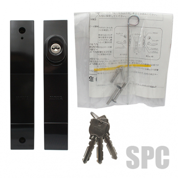 MIWA 引戸錠　 SL99-2          外シリンダー 内メクラ　　DT：33～42mm　　　　ユーズド品