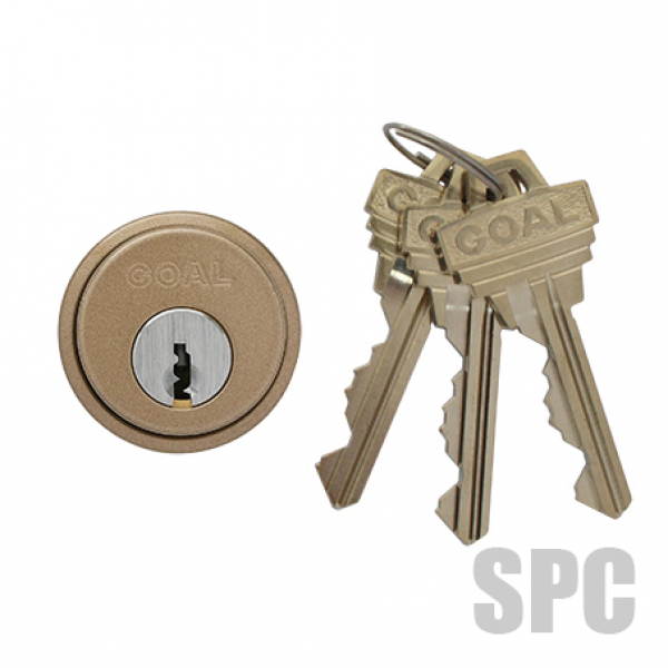 500-1096AN　GOAL・LX　6本ピンシリンダー　　　　アンバー色